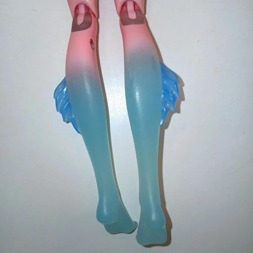 Monster High Lagoona Reboot G3 Nude Doll w/ Earrings Ponytail Holder & Barrettes